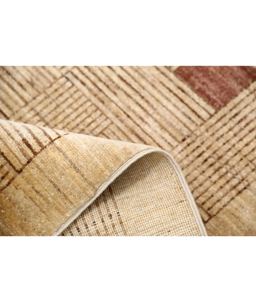 Afghan Modcar Rug 5' 11" x 8' 5" Hand-Knotted | No. AT22729