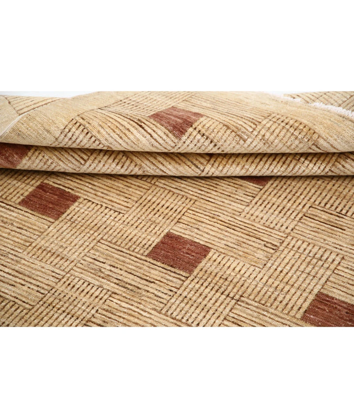 Afghan Modcar Rug 5' 11" x 8' 5" Hand-Knotted | No. AT22729