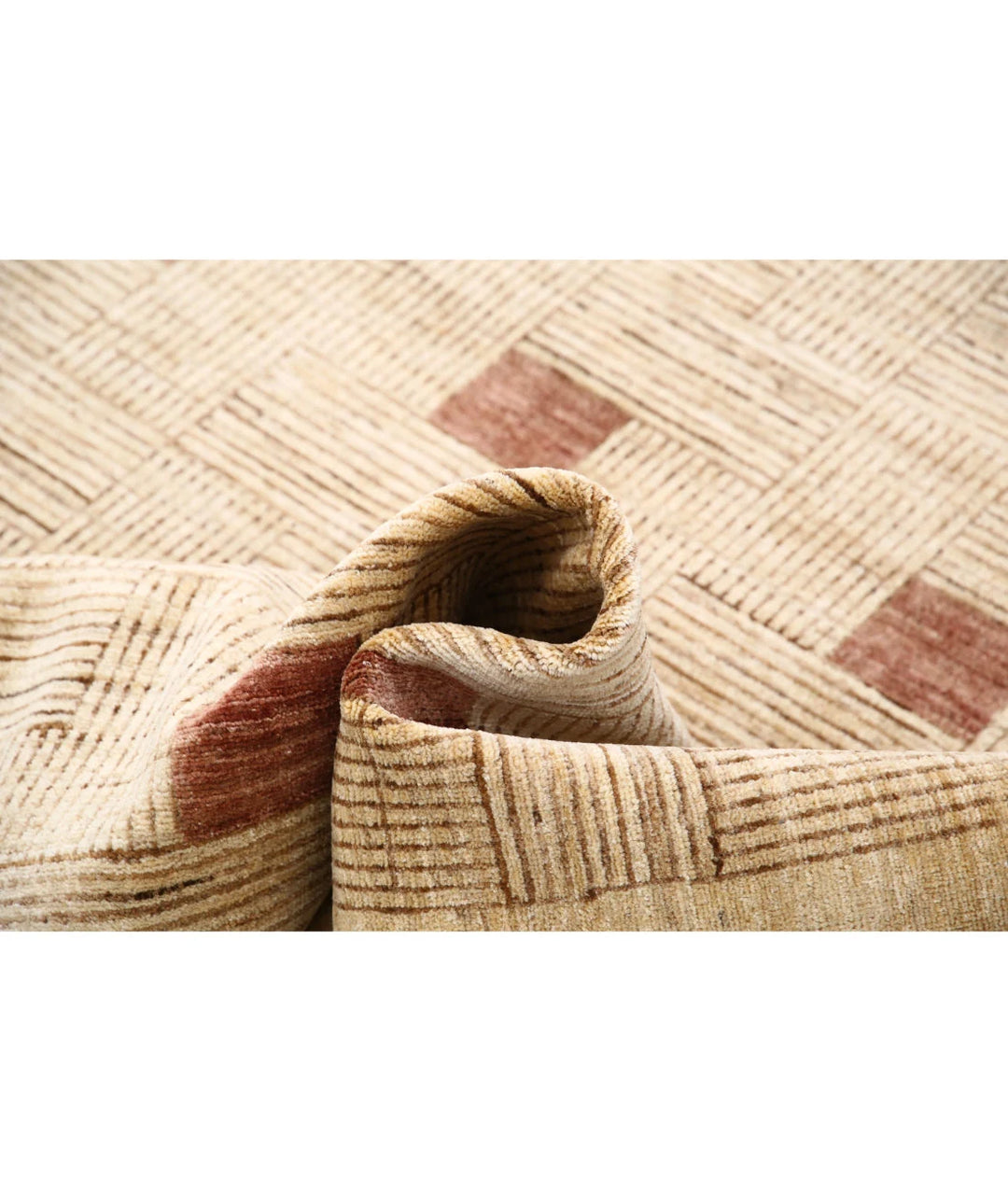 Afghan Modcar Rug 5' 11" x 8' 5" Hand-Knotted | No. AT22729