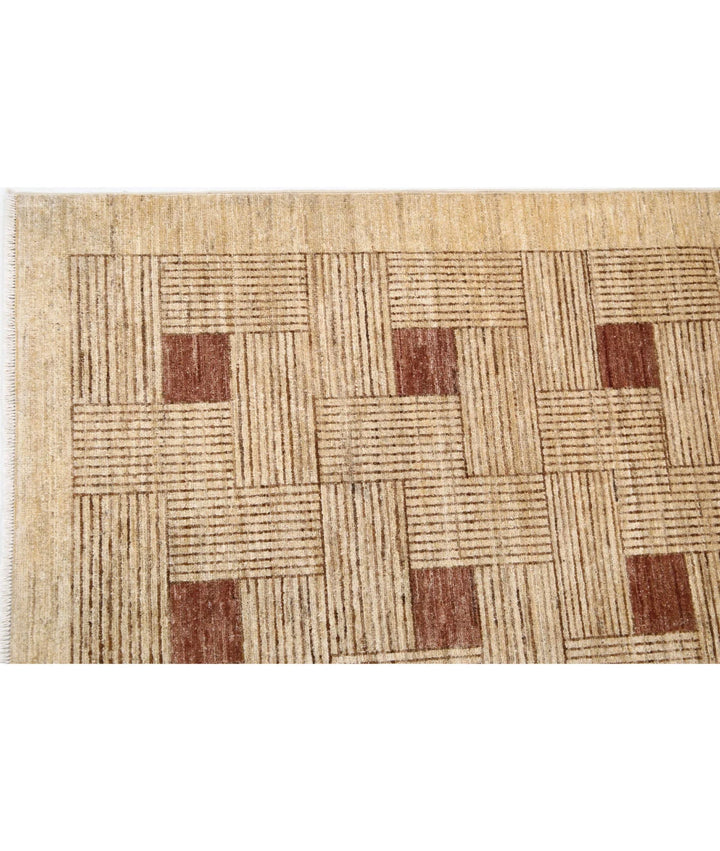 Afghan Modcar Rug 5' 11" x 8' 5" Hand-Knotted | No. AT22729