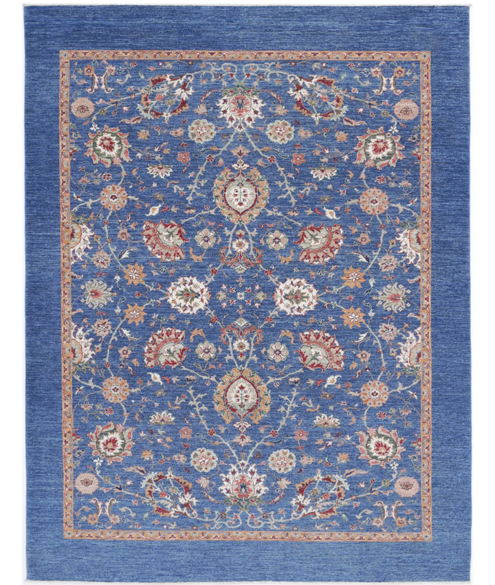 Afghan Ziegler Farhan Rug 6' 9" x 8' 10" Hand-Knotted | No. AT22823