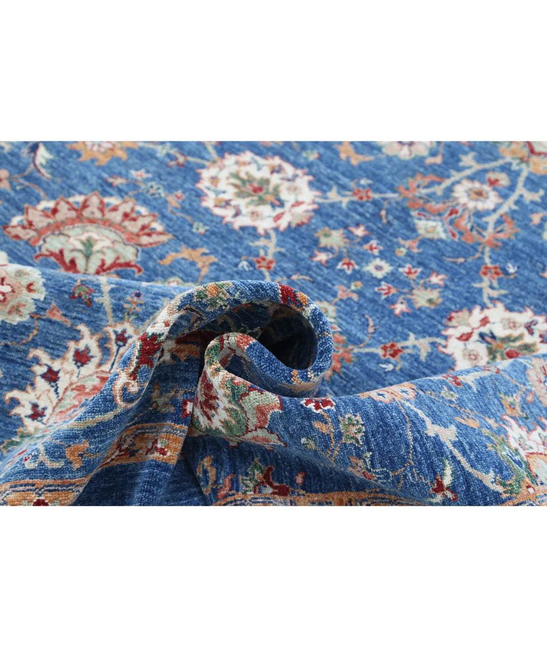 Afghan Ziegler Farhan Rug 6' 9" x 8' 10" Hand-Knotted | No. AT22823