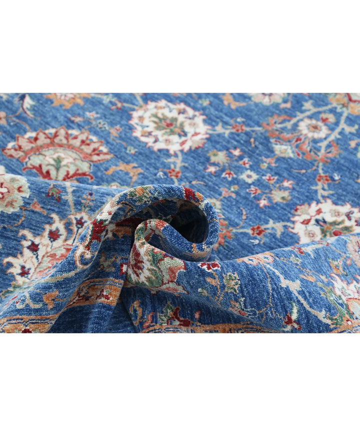 Afghan Ziegler Farhan Rug 6' 9" x 8' 10" Hand-Knotted | No. AT22823
