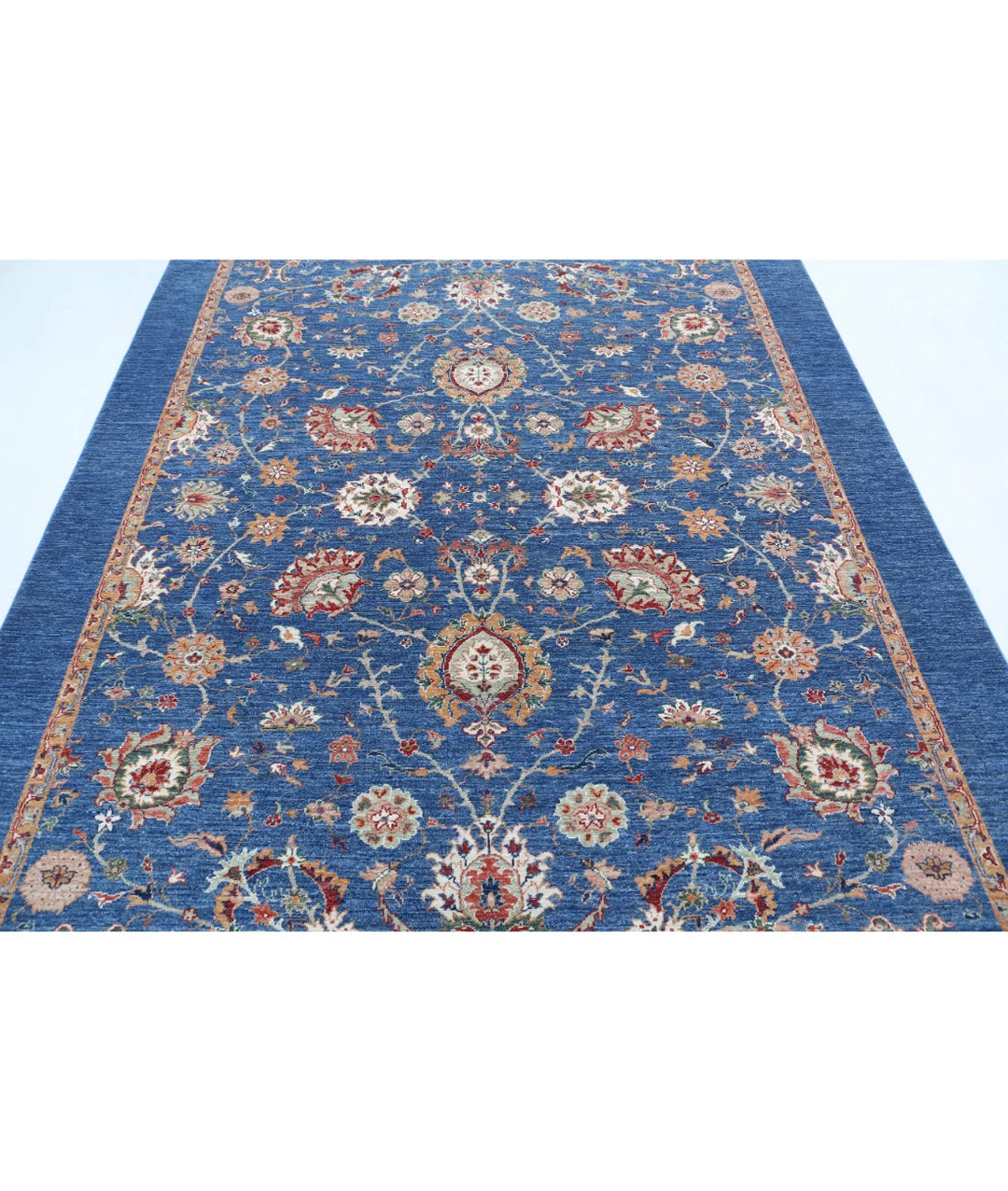 Afghan Ziegler Farhan Rug 6' 9" x 8' 10" Hand-Knotted | No. AT22823