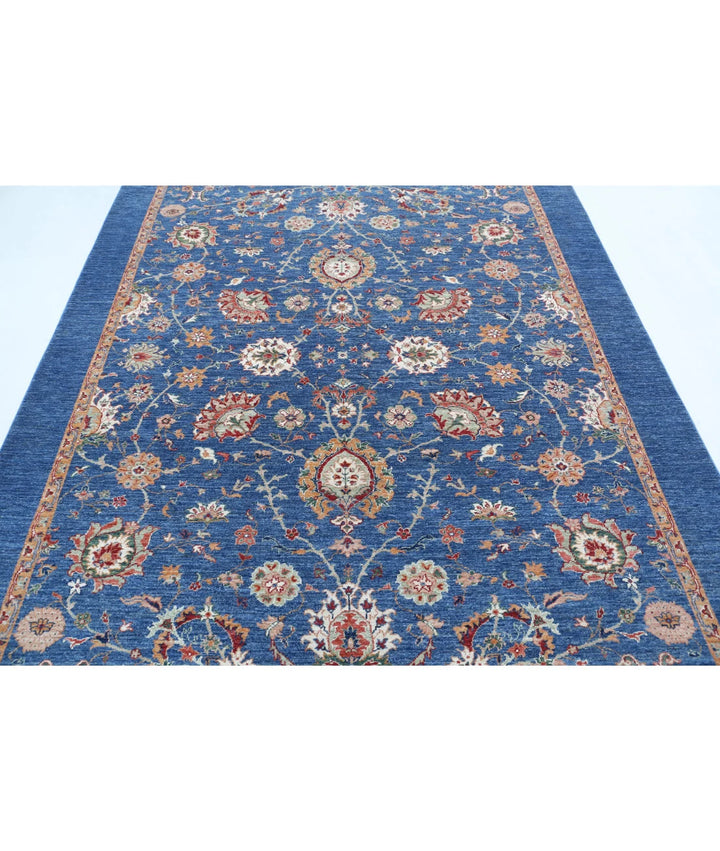 Afghan Ziegler Farhan Rug 6' 9" x 8' 10" Hand-Knotted | No. AT22823