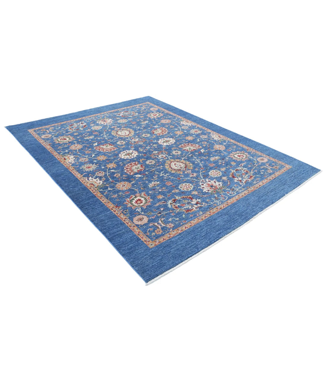 Afghan Ziegler Farhan Rug 6' 9" x 8' 10" Hand-Knotted | No. AT22823