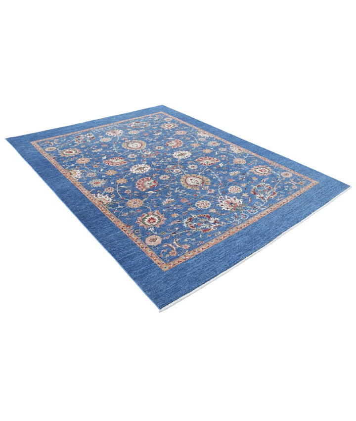 Afghan Ziegler Farhan Rug 6' 9" x 8' 10" Hand-Knotted | No. AT22823