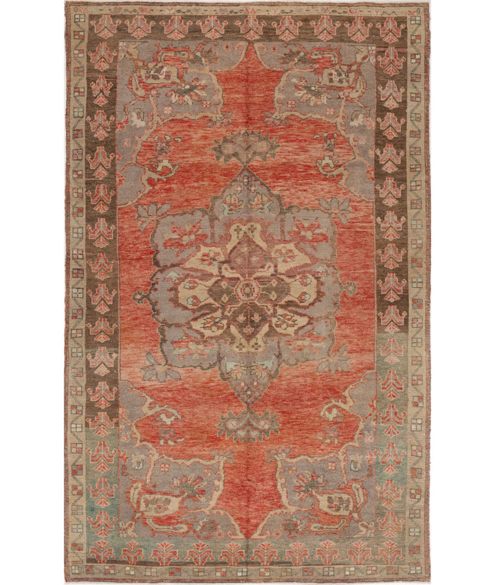 Turkish Vintage Anatolian Rug 6' 0" x 10' 0" Hand-Knotted | No. AT22991