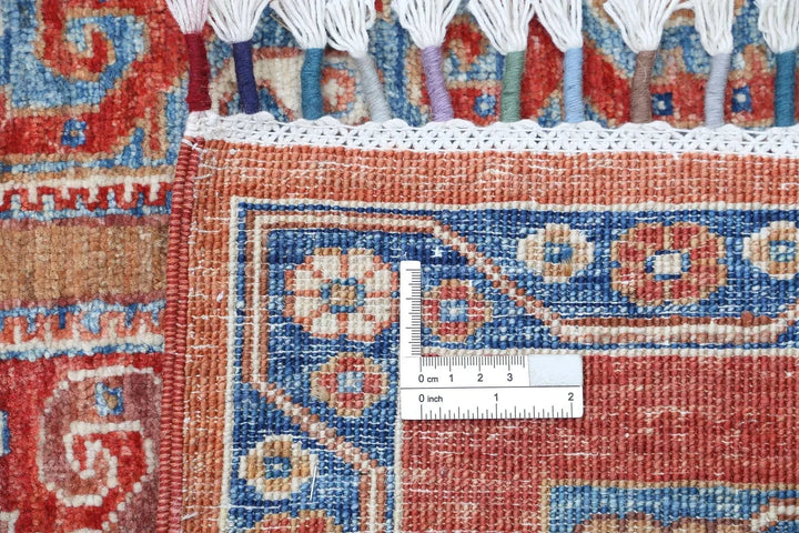 Afghan Shaal Rug 5' 7" x 7' 11" Hand-Knotted | No. AT23404