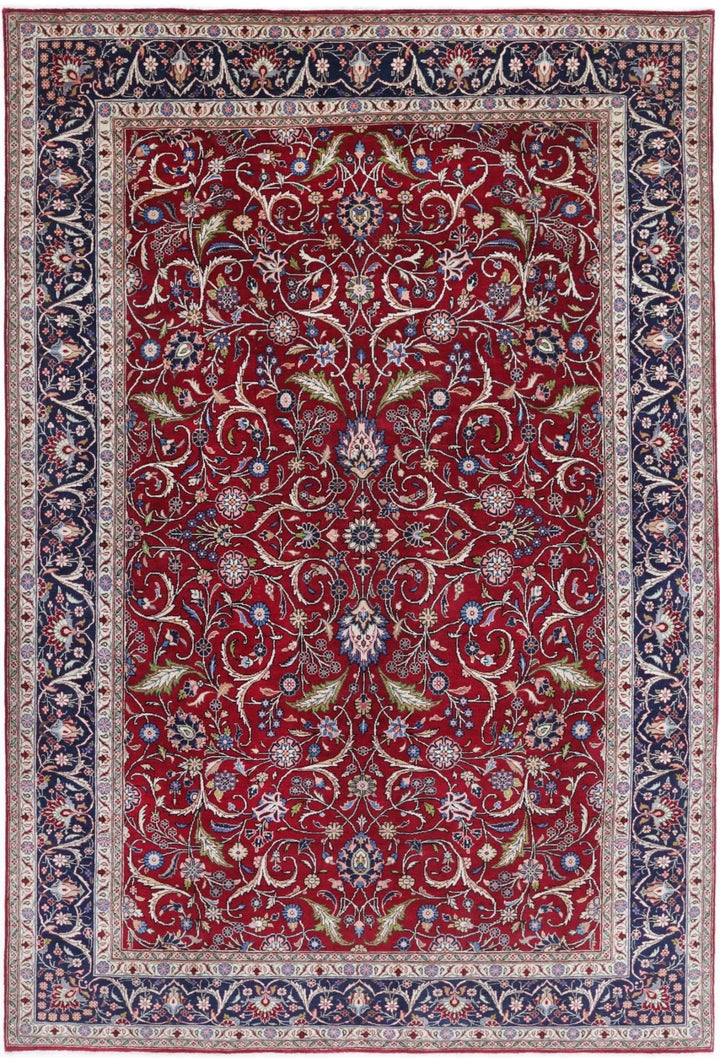 Persian Tabriz Rug 6' 7" x 9' 11" Hand-Knotted | No. AT23562