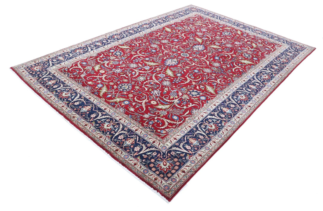 Persian Tabriz Rug 6' 7" x 9' 11" Hand-Knotted | No. AT23562