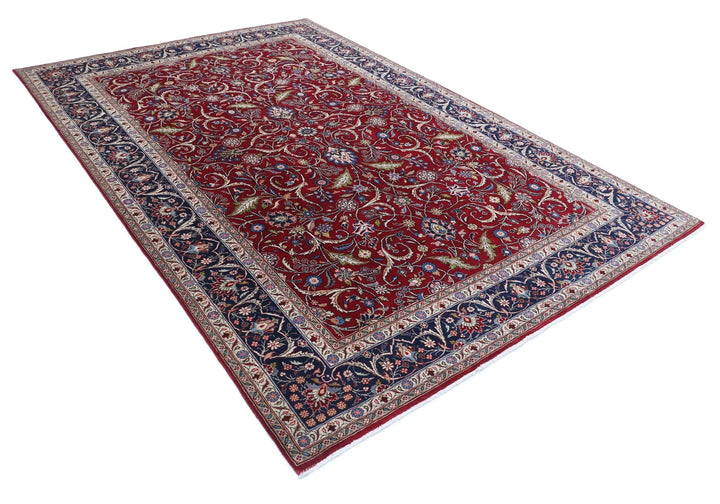 Persian Tabriz Rug 6' 7" x 9' 11" Hand-Knotted | No. AT23562