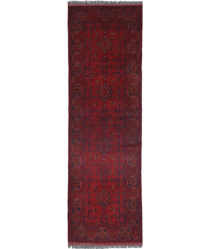 Afghan Khal Muhammadi Rug 2' 7" x 9' 3" Hand-Knotted | No. AT23565