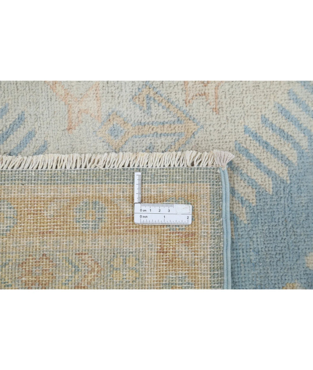 Afghan Kazak Rug 8' 9" x 11' 9" Hand-Knotted | No. AT23730