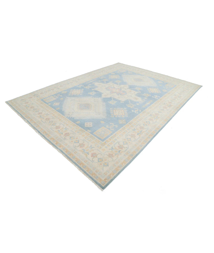 Afghan Kazak Rug 8' 9" x 11' 9" Hand-Knotted | No. AT23730