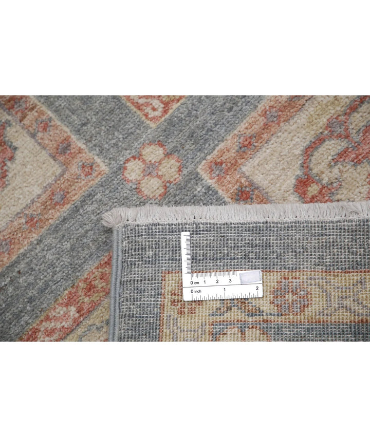 Grey Afghan Bakhtiari Rug 3' 2" x 4' 9" Hand-Knotted | No. AT23761