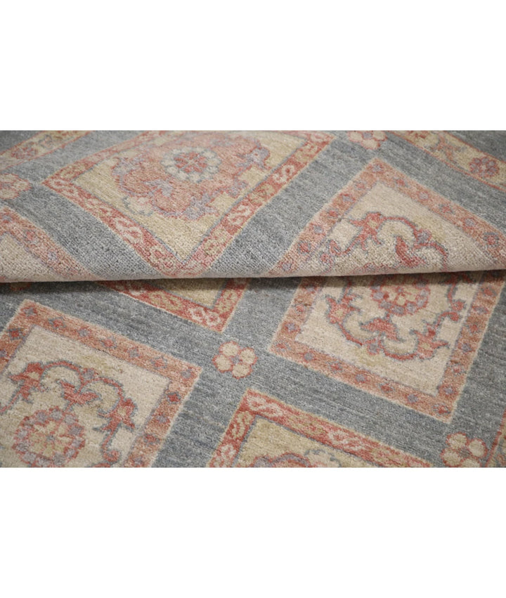 Grey Afghan Bakhtiari Rug 3' 2" x 4' 9" Hand-Knotted | No. AT23761
