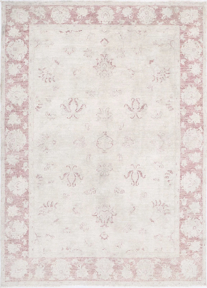 Afghan Serenity Rug 5' 3" x 7' 3" Hand-Knotted | No. AT23771
