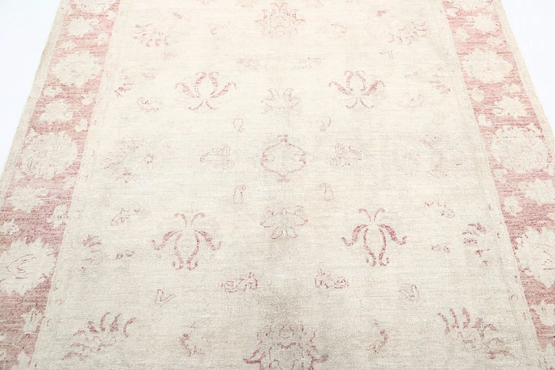 Afghan Serenity Rug 5' 3" x 7' 3" Hand-Knotted | No. AT23771