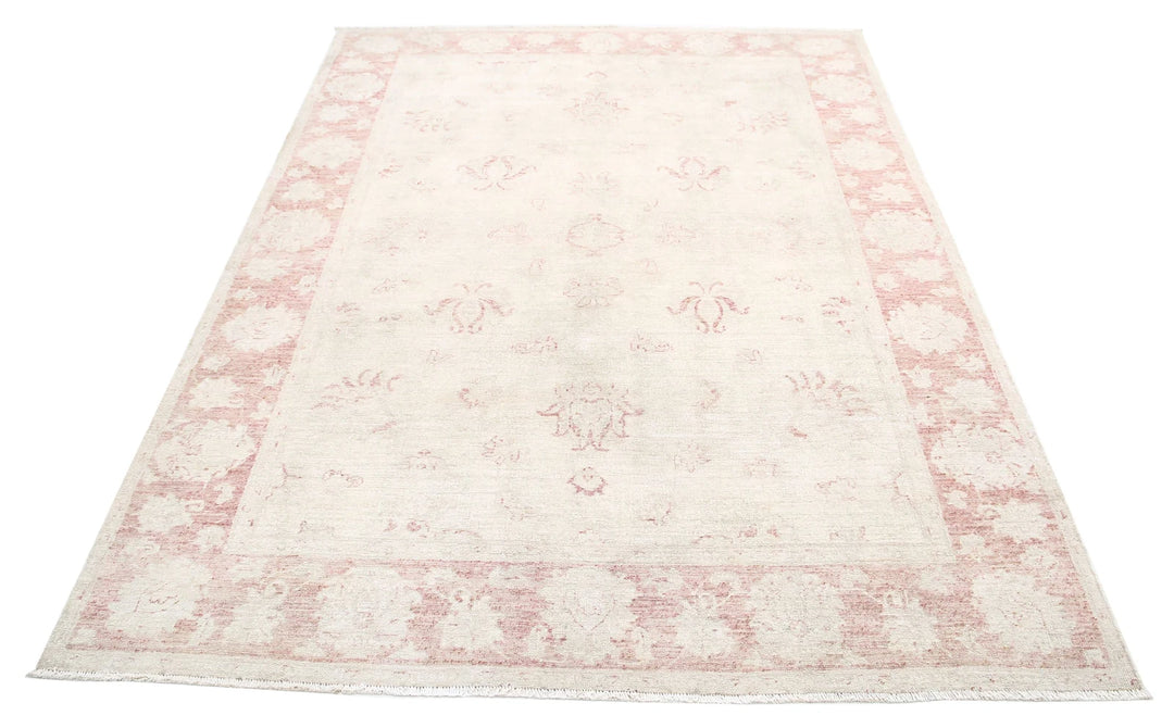 Afghan Serenity Rug 5' 3" x 7' 3" Hand-Knotted | No. AT23771