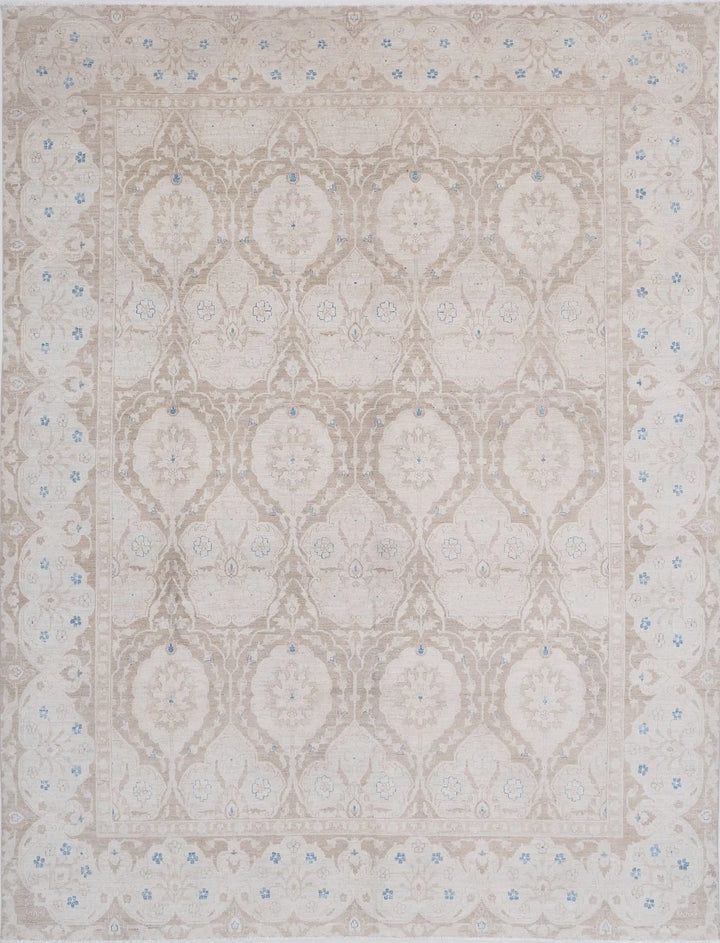 Afghan Serenity Rug 8' 10" x 11' 7" Hand-Knotted | No. AT23832