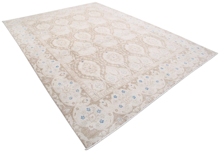 Afghan Serenity Rug 8' 10" x 11' 7" Hand-Knotted | No. AT23832