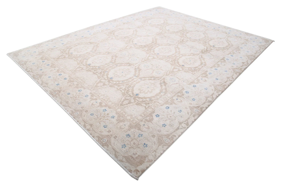 Afghan Serenity Rug 8' 10" x 11' 7" Hand-Knotted | No. AT23832