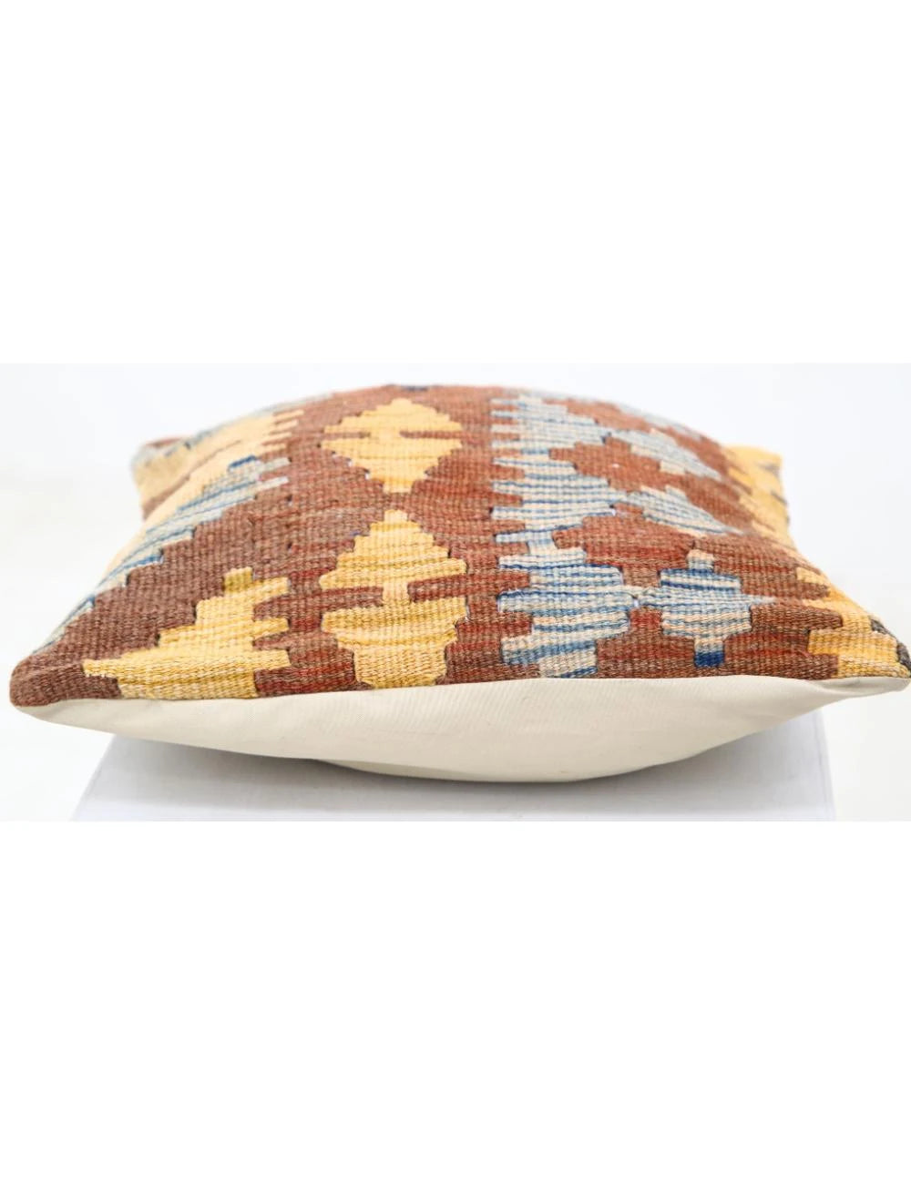 Afghan Tribal Pillow 1' 5" x 1' 5" Hand-Woven | No. AT24054