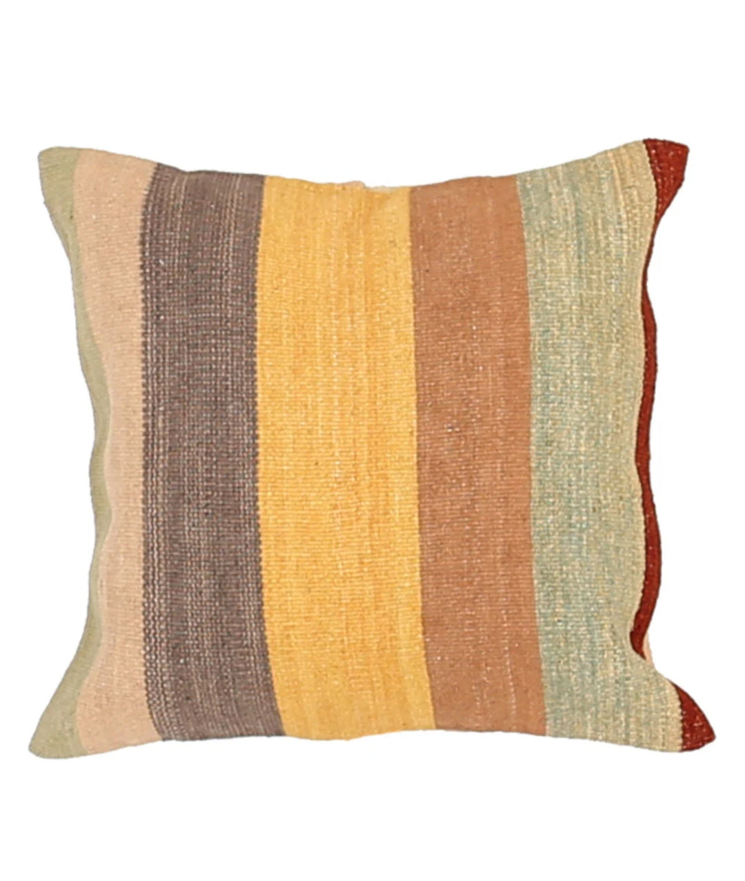 Pakistani Oriental Pillow 1' 4" x 1' 4" Hand-Knotted | No. AT24312