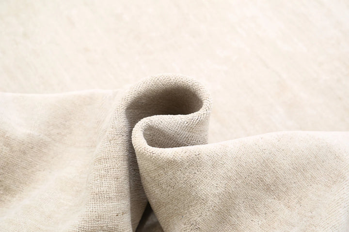 Ivory Afghan Serenity Rug 11' 9" x 14' 3" Hand-Knotted | No. AT24346