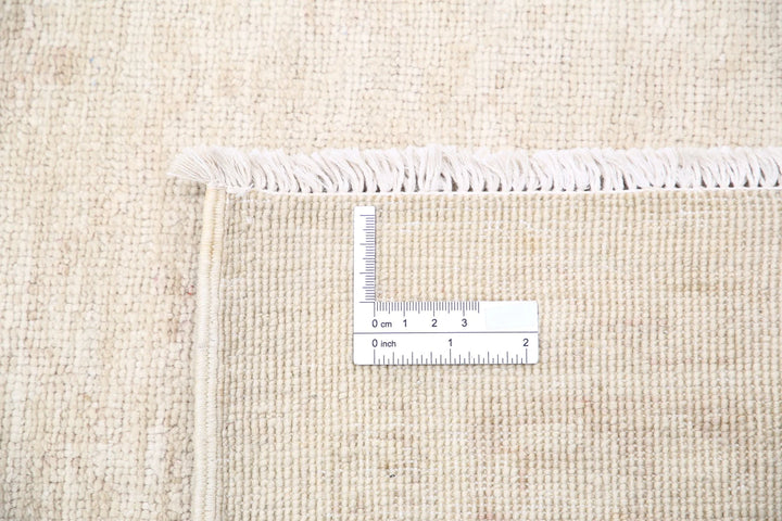 Ivory Afghan Serenity Rug 11' 9" x 14' 3" Hand-Knotted | No. AT24346