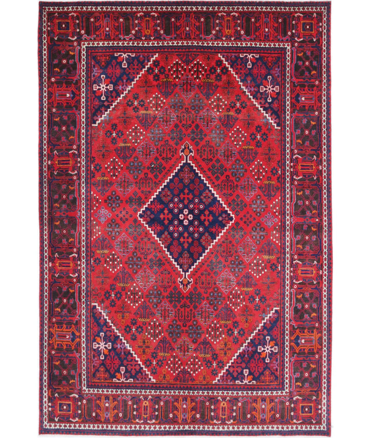 Persian Josheghan Rug 7' 0" x 10' 7" Hand-Knotted | No. AT24384