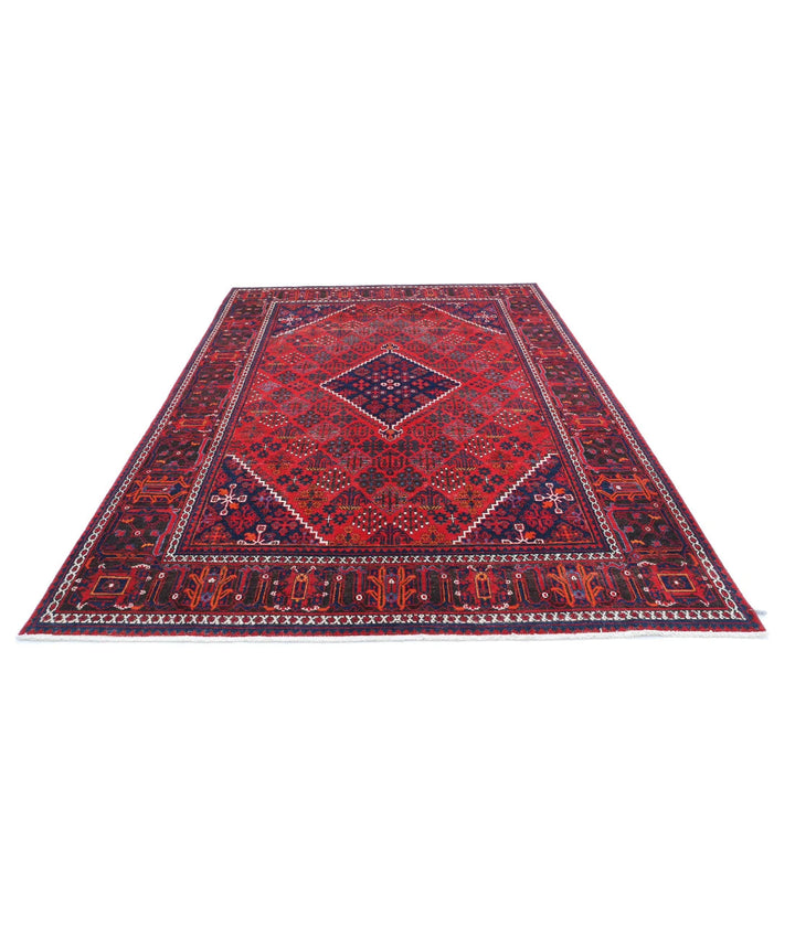 Persian Josheghan Rug 7' 0" x 10' 7" Hand-Knotted | No. AT24384