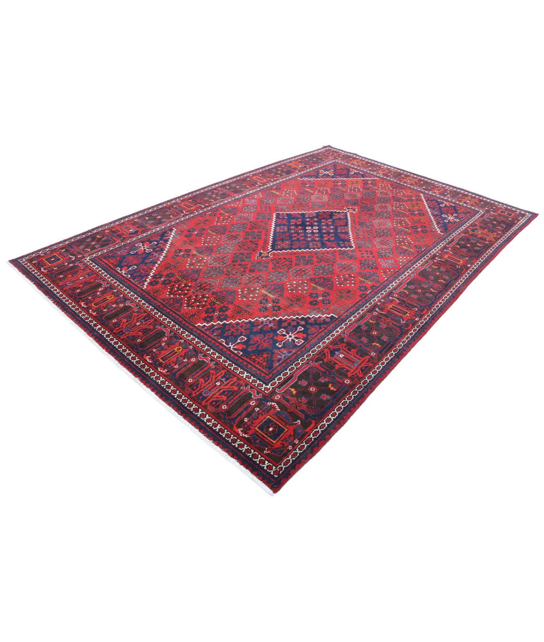 Persian Josheghan Rug 7' 0" x 10' 7" Hand-Knotted | No. AT24384