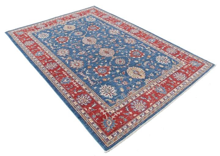 Afghan Ziegler Farhan Rug 5' 7" x 7' 8" Hand-Knotted | No. AT24535