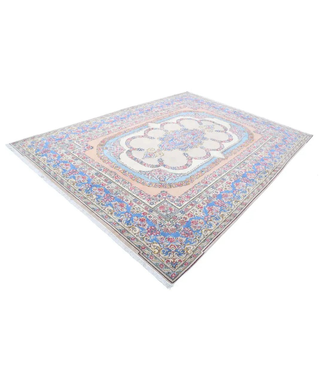 Persian Kerman Rug 8' 0" x 10' 10" Hand-Knotted | No. AT24545