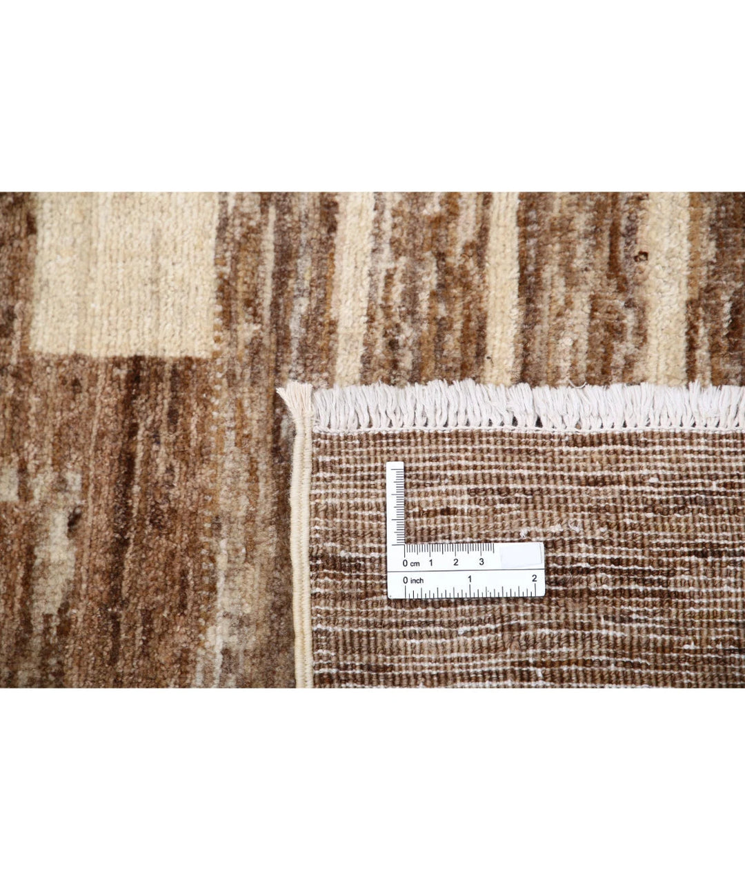 Afghan Modcar Rug 5' 7" x 8' 3" Hand-Knotted | No. AT24549