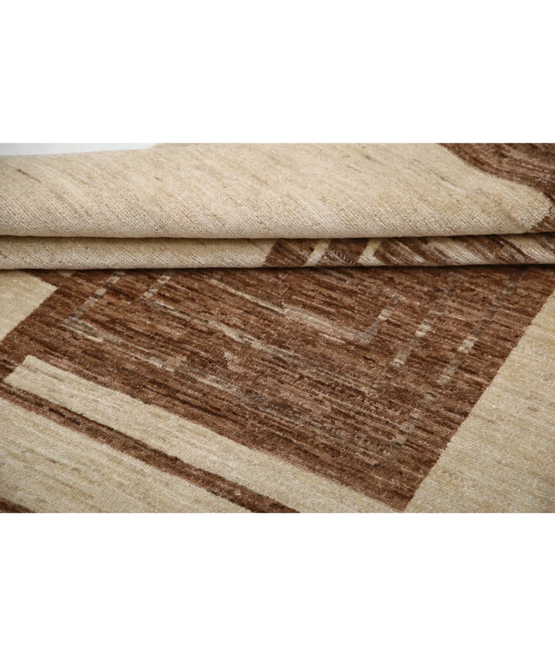 Afghan Modcar Rug 5' 7" x 8' 3" Hand-Knotted | No. AT24549