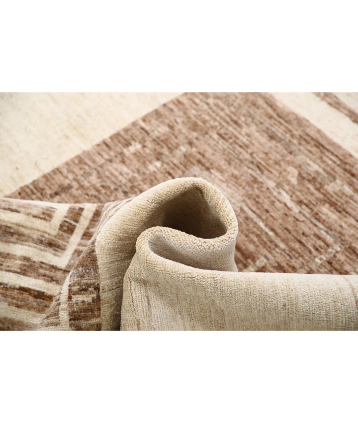 Afghan Modcar Rug 5' 7" x 8' 3" Hand-Knotted | No. AT24549