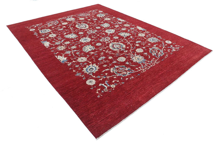 Afghan Ziegler Farhan Rug 7' 11" x 10' 2" Hand-Knotted | No. AT24631