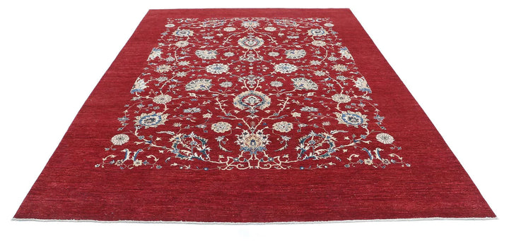 Afghan Ziegler Farhan Rug 7' 11" x 10' 2" Hand-Knotted | No. AT24631