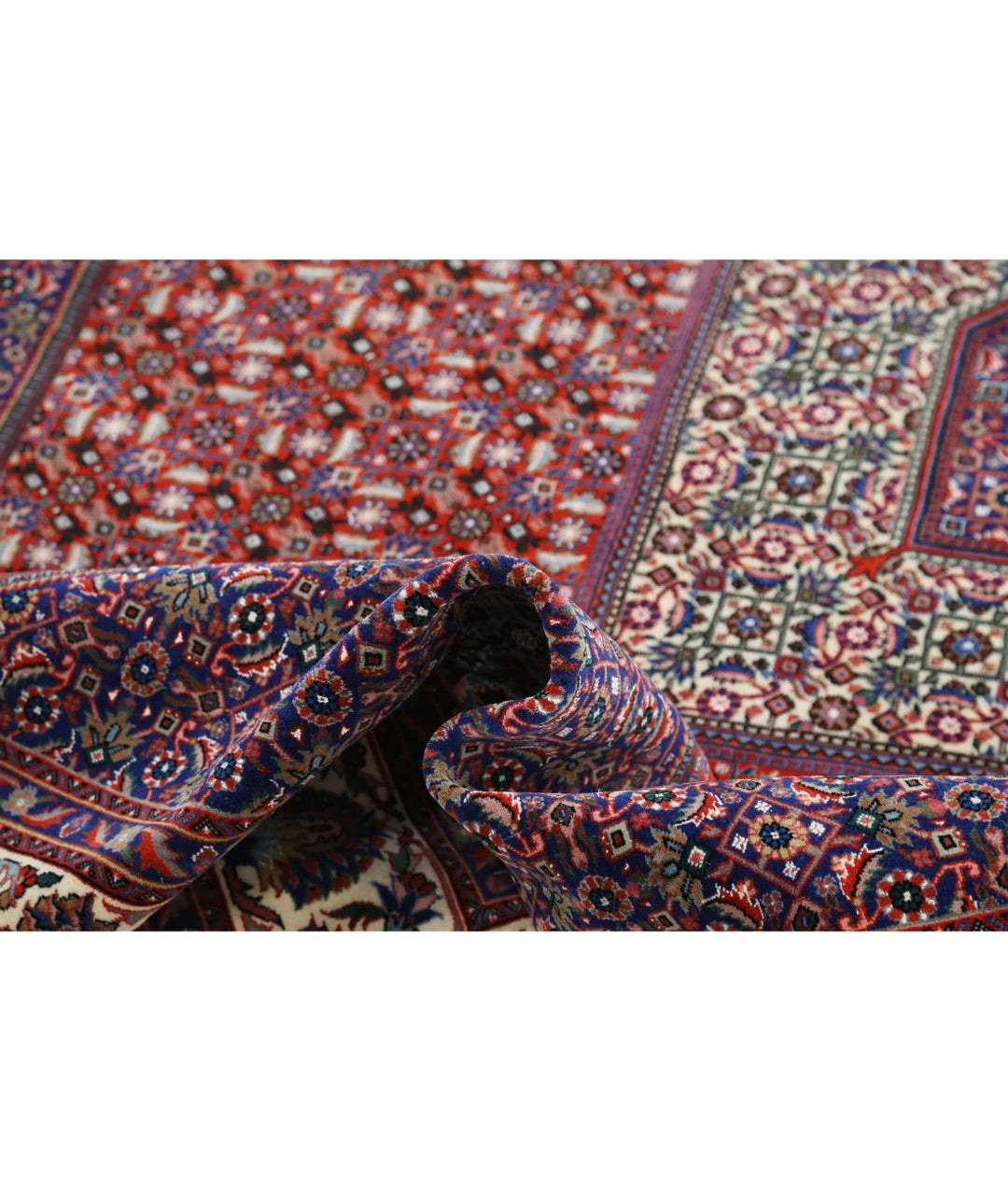 Persian Bijar Rug 6' 6" x 9' 9" Hand-Knotted | No. AT24671