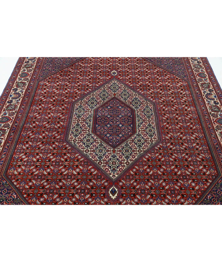 Persian Bijar Rug 6' 6" x 9' 9" Hand-Knotted | No. AT24671