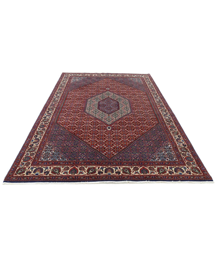 Persian Bijar Rug 6' 6" x 9' 9" Hand-Knotted | No. AT24671