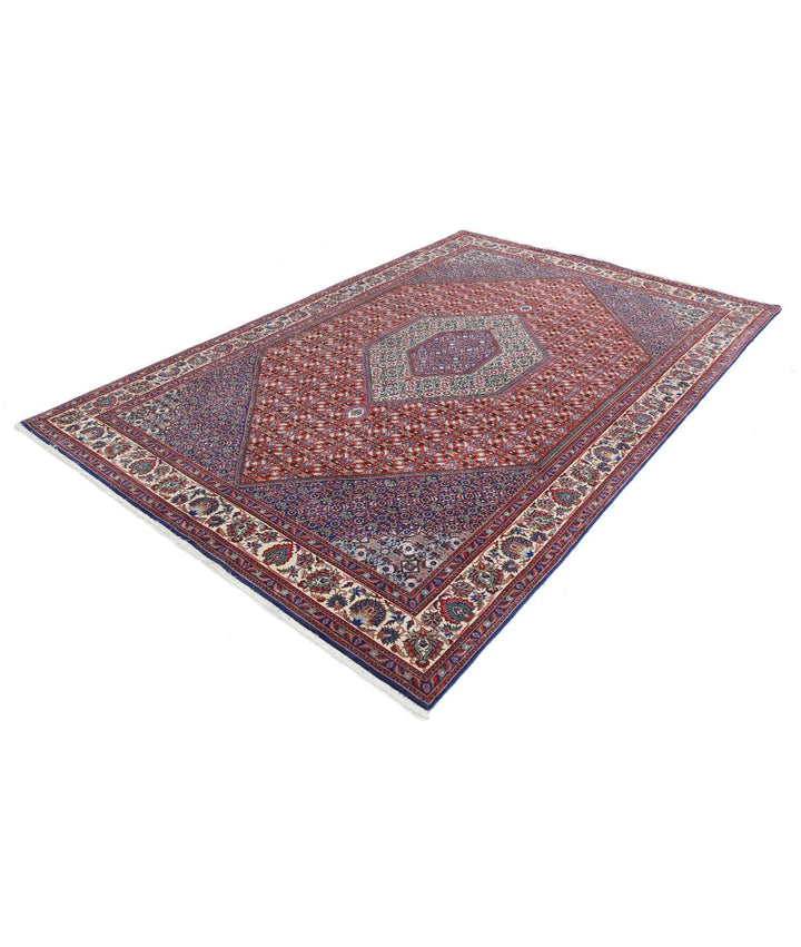 Persian Bijar Rug 6' 6" x 9' 9" Hand-Knotted | No. AT24671