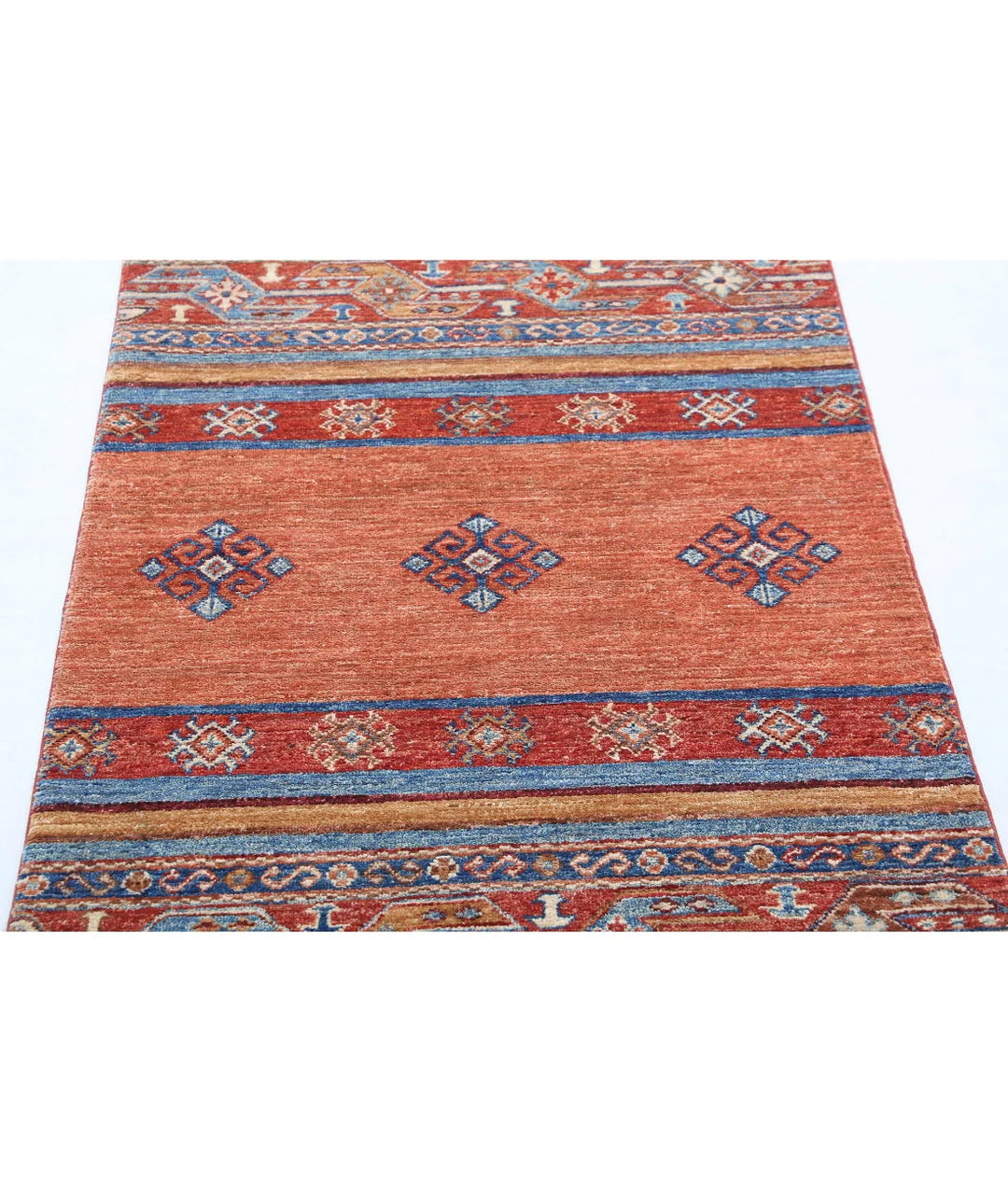 Afghan Khurjeen Rug 2' 7" x 3' 11" Hand-Knotted | No. AT246880