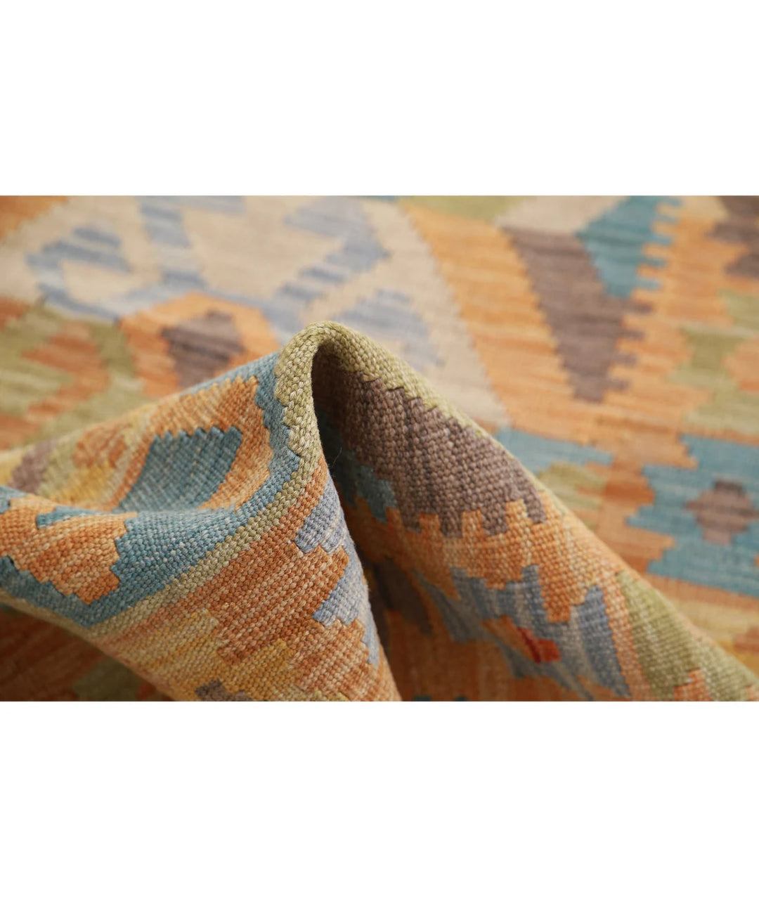 Afghan Maimana Kilim Rug 2' 8" x 3' 11" Hand-Woven | No. AT24936