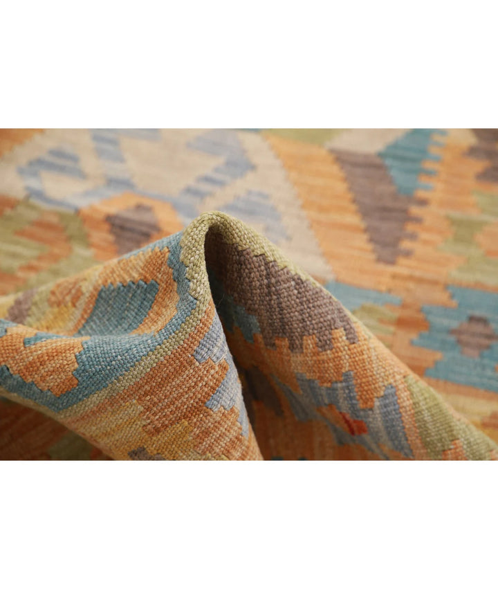 Afghan Maimana Kilim Rug 2' 8" x 3' 11" Hand-Woven | No. AT24936