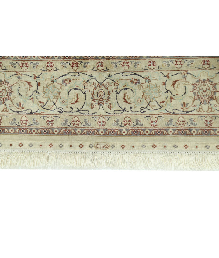 Beige Chinese Hereke Rug 3' 0" x 5' 0" Hand-Knotted | No. AT25055