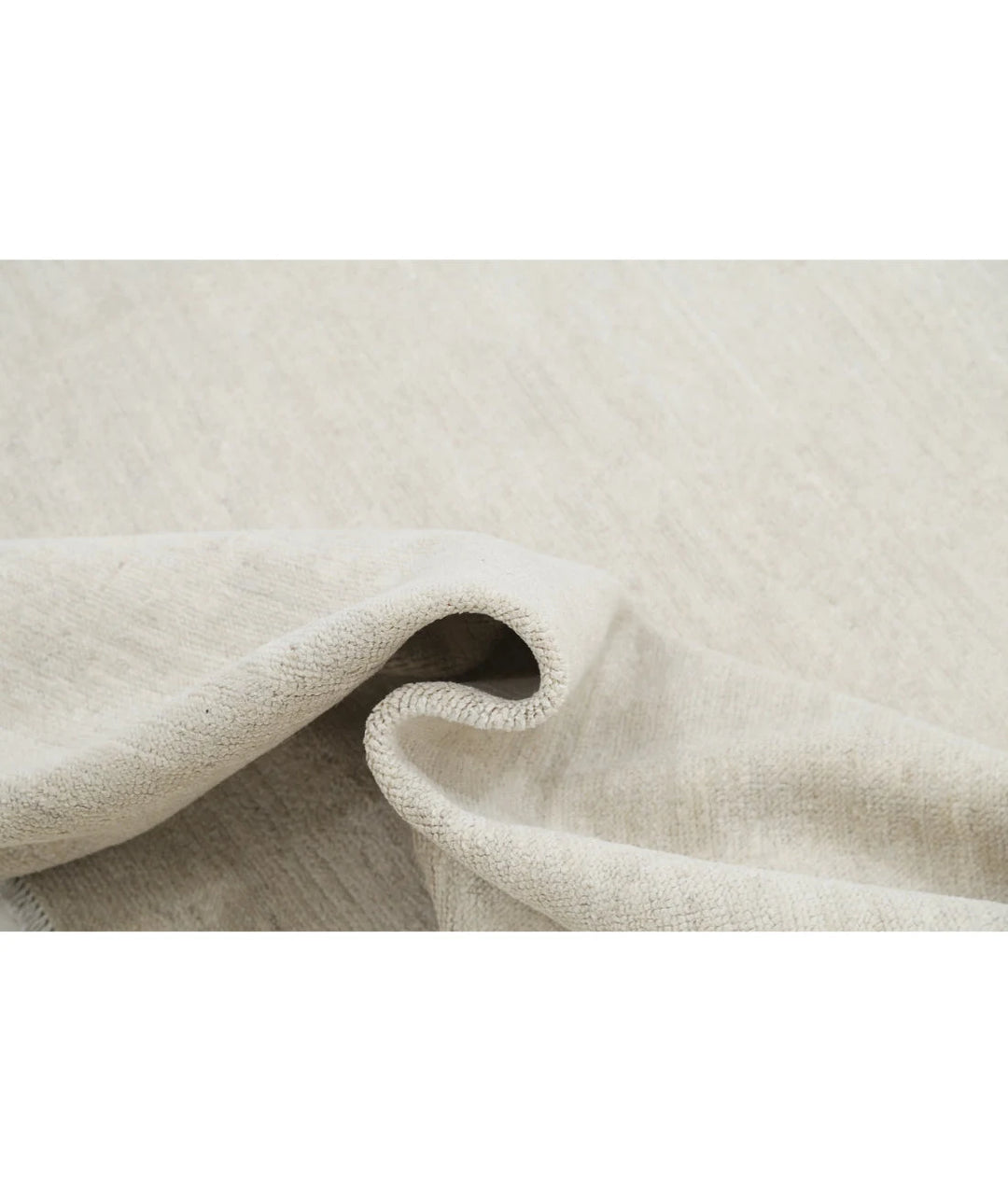 Ivory Afghan Oushak Rug 8' 0" x 10' 2" Hand-Knotted | No. AT25344